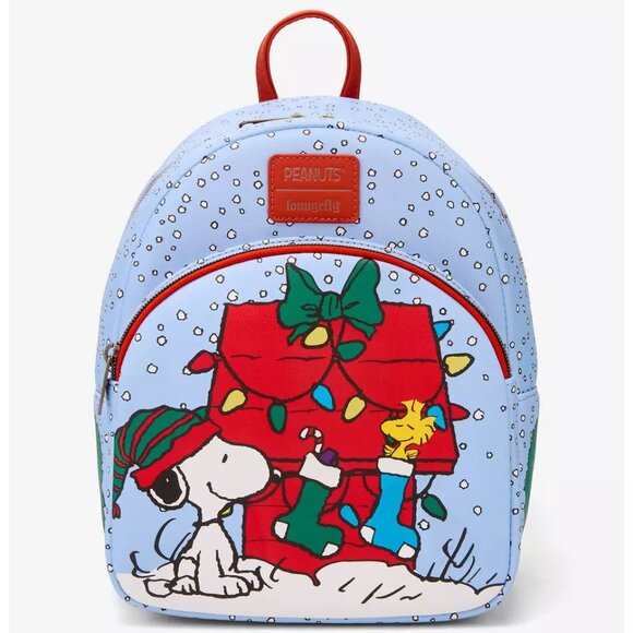 Loungefly Peanuts Snoopy Woodstock Snow Mini Backpack - NWT